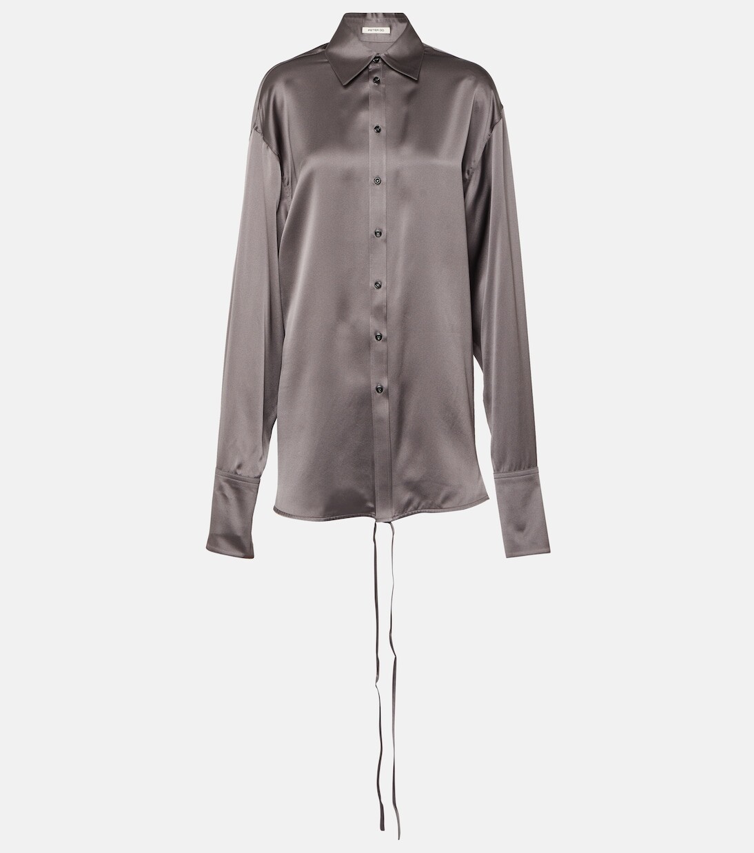 Атласная блузка с запахом Peter Do, серый
Атласная блузка с запахом Peter Do, серый
