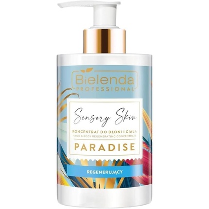 Профессиональный восстанавливающий концентрат для рук и тела Sensory Skin Paradise увлажняющий восстанавливающий 300 мл Bielenda
Профессиональный восстанавливающий концентрат для рук и тела Sensory Skin Paradise увлажняющий восстанавливающий 300 мл Bielenda