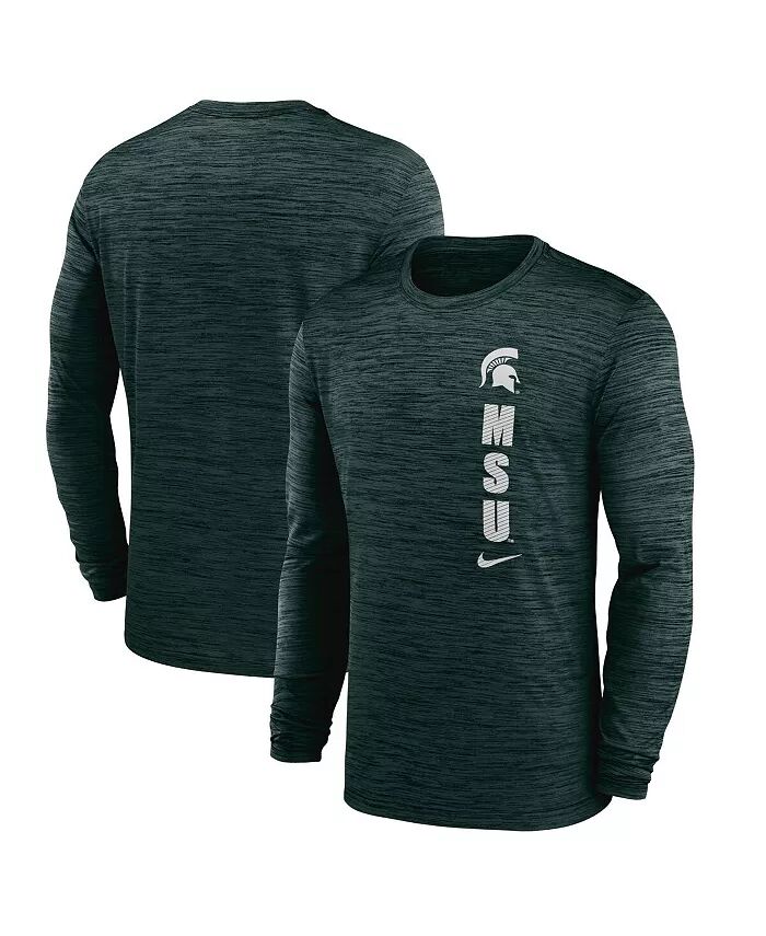 Мужская зеленая футболка с длинным рукавом Michigan State Spartans 2024 Sideline Velocity Performance Nike
Мужская зеленая футболка с длинным рукавом Michigan State Spartans 2024 Sideline Velocity Performance Nike