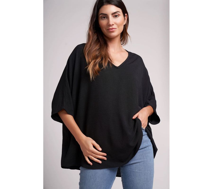 Женская легкая блузка Claire с V-образным вырезом, очень свободного кроя Caldwell Collection, Noir black
Женская легкая блузка Claire с V-образным вырезом, очень свободного кроя Caldwell Collection, Noir black