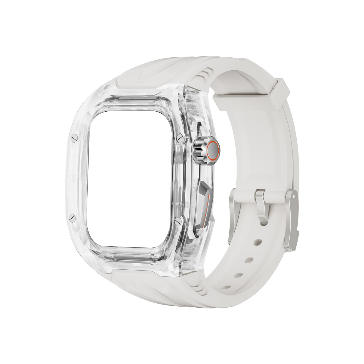 Biaodaige Часы Strap Apple Compatibility Silicone Material, Transparent Watch Case+White Strap
Biaodaige Часы Strap Apple Compatibility Silicone Material, Transparent Watch Case+White Strap