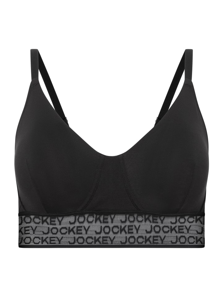 Бюстгальтер без косточек Jockey, черный
Бюстгальтер без косточек Jockey, черный