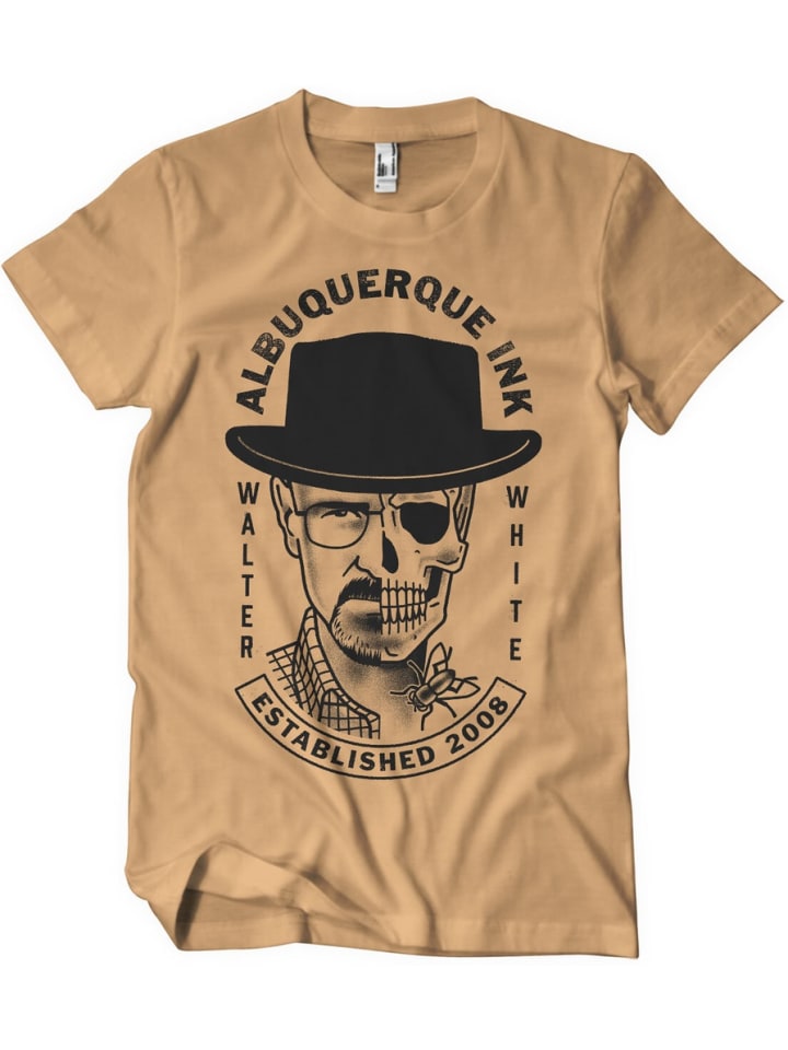 Футболка Albuquerque Ink T-Shirt Breaking Bad, золотой 
Футболка Albuquerque Ink T-Shirt Breaking Bad, золотой