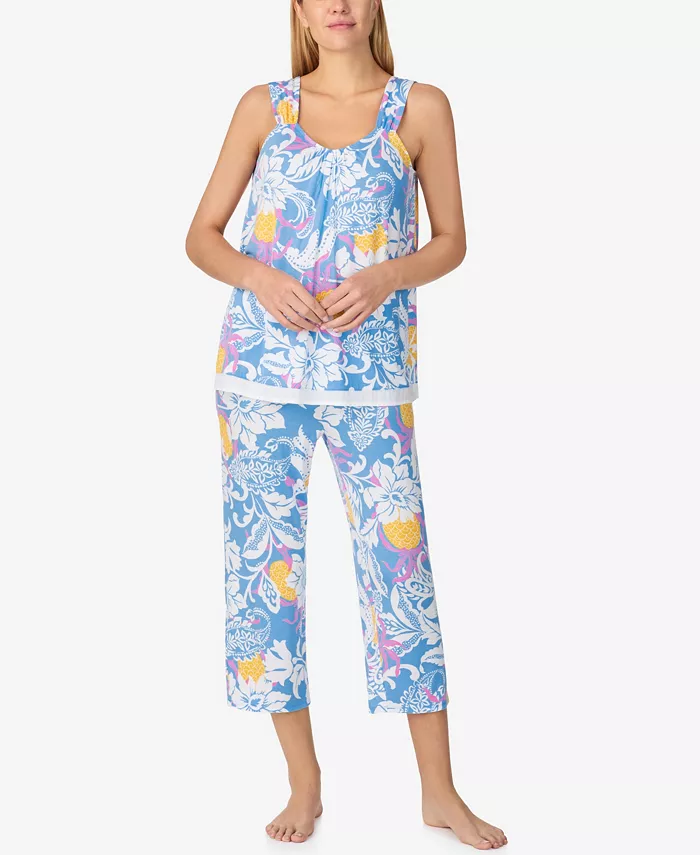 Женский комплект пижамы без рукавов и с коротким топом Ellen Tracy, мультиколор
Женский комплект пижамы без рукавов и с коротким топом Ellen Tracy, мультиколор