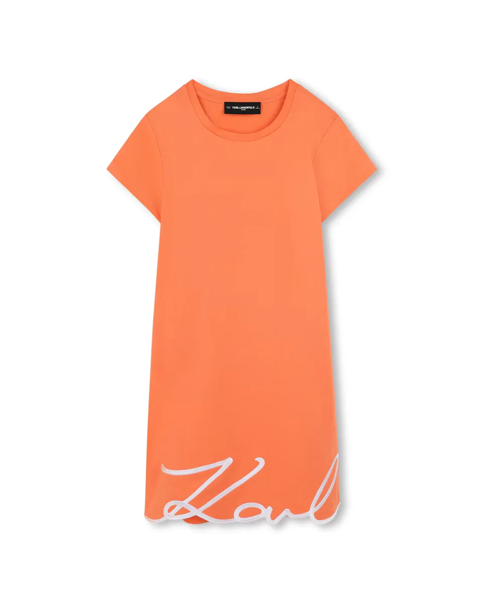 Хлопковое платье для девочки с короткими рукавами Karl Lagerfeld Kids, красный
Хлопковое платье для девочки с короткими рукавами Karl Lagerfeld Kids, красный