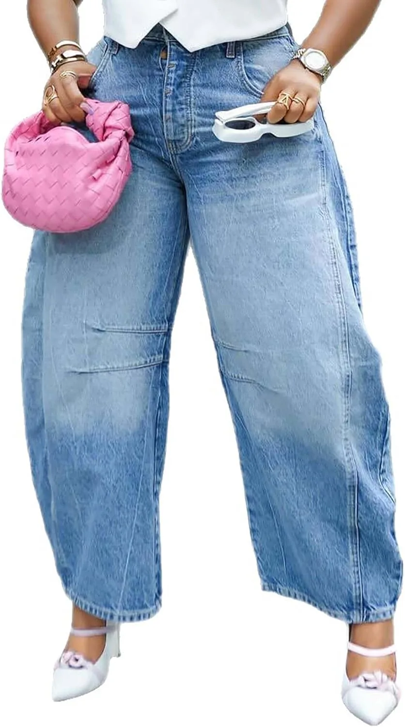 Женские джинсы Vintage в стиле boyfriend с высокой талией и прямыми широкими штанинами QLAUYIOE
Женские джинсы Vintage в стиле boyfriend с высокой талией и прямыми широкими штанинами QLAUYIOE