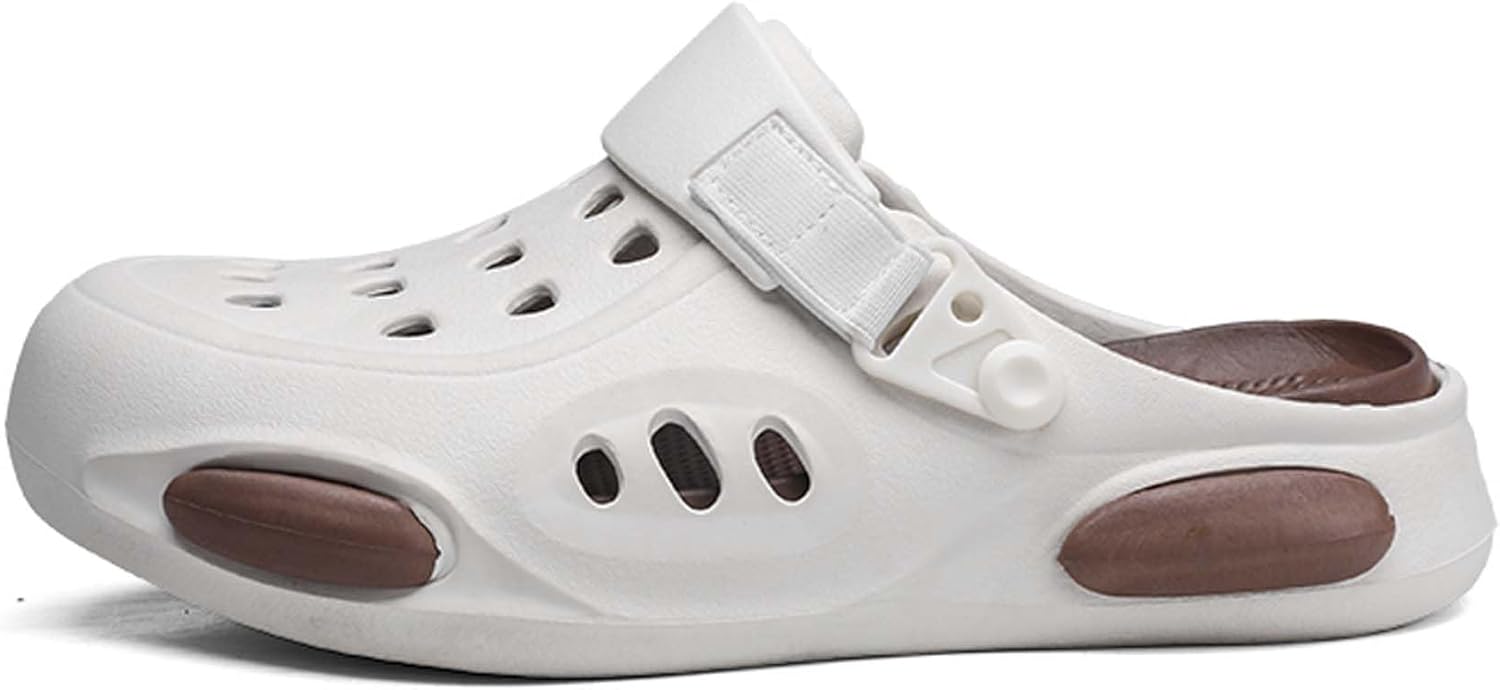 Сандалии с толстой подошвой с ощущением «попа» и отверстиями, мужские тапочки с капюшоном, легкие повседневные сандалии Generic, белый/коричневый
Сандалии с толстой подошвой с ощущением «попа» и отверстиями, мужские тапочки с капюшоном, легкие повседневные сандалии Generic, белый/коричневый