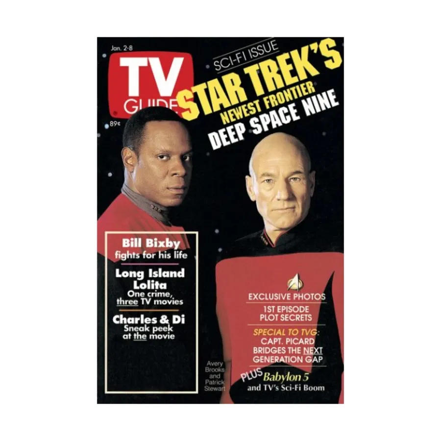 Журнал Star Trek's Newest Frontier - Deep Space Nine (January 2-8, 1993), TV Guide
Журнал Star Trek's Newest Frontier - Deep Space Nine (January 2-8, 1993), TV Guide