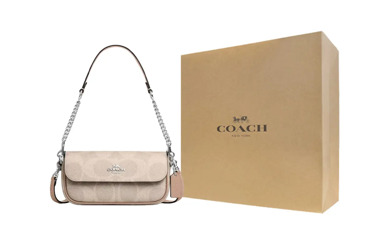COACH Искусственная кожа женская маленькая сумка через плечо бежевая
COACH Искусственная кожа женская маленькая сумка через плечо бежевая