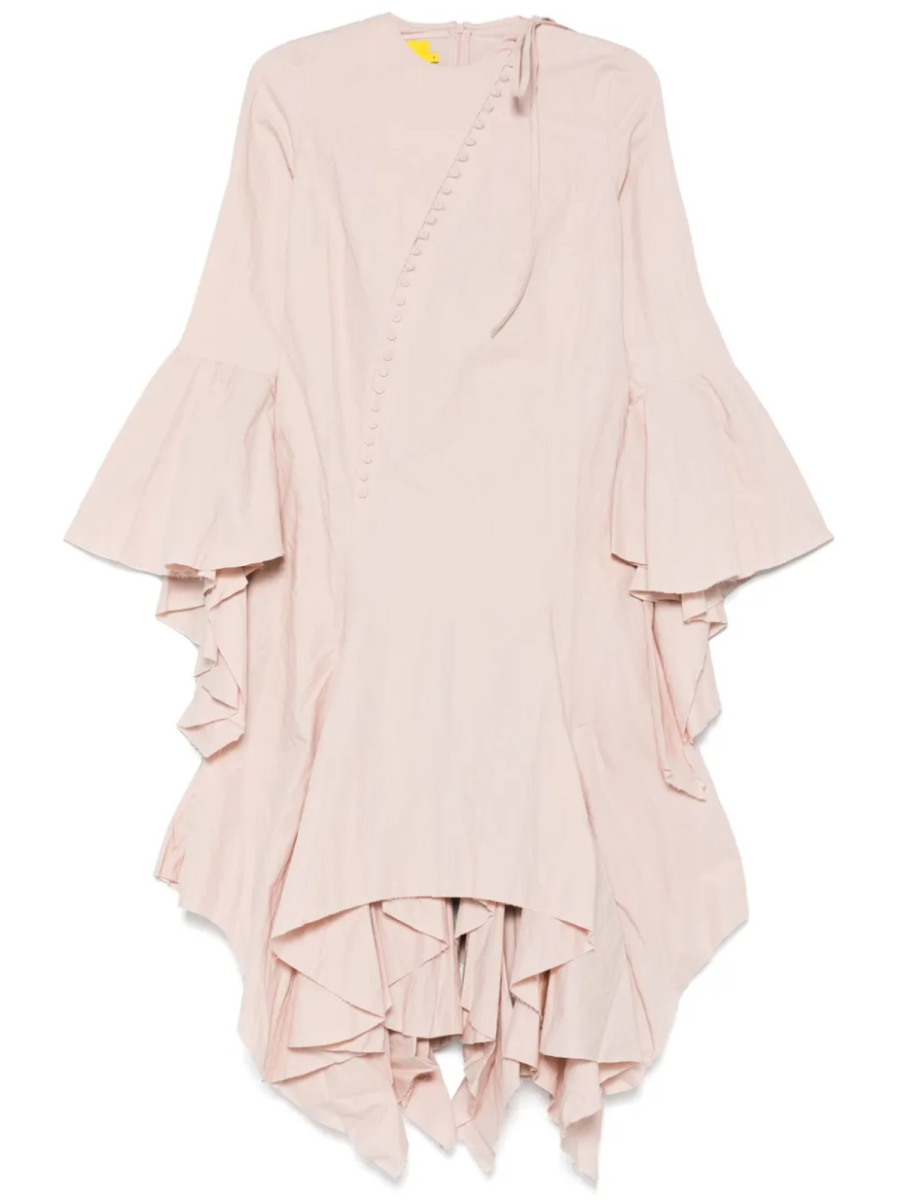Платье миди Marques'Almeida с асимметричным кроем и рукавами-оборками, розовый
Платье миди Marques'Almeida с асимметричным кроем и рукавами-оборками, розовый
