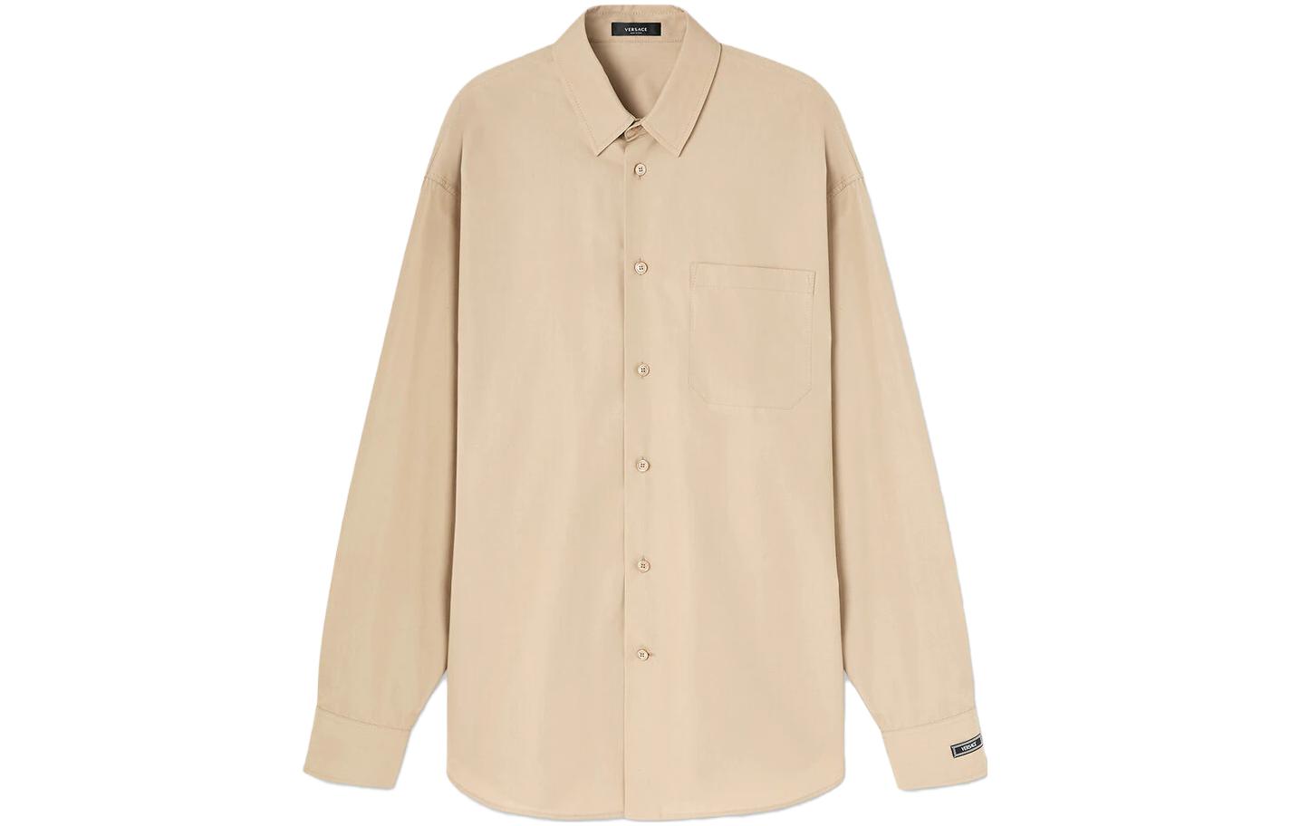 Рубашка мужская Beige с заостренным воротником Moderate Others VERSACE, бежевый
Рубашка мужская Beige с заостренным воротником Moderate Others VERSACE, бежевый