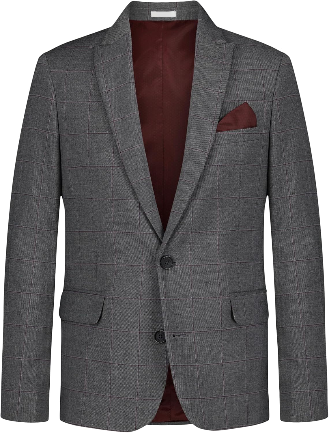 Пиджак-блейзер Calvin Klein для мальчиков, однобортный, с застежкой на 2 пуговицы, манжетами на пуговицах и передними карманами с клапанами., Grey Windowpane
Пиджак-блейзер Calvin Klein для мальчиков, однобортный, с застежкой на 2 пуговицы, манжетами на пуговицах и передними карманами с клапанами., Grey Windowpane