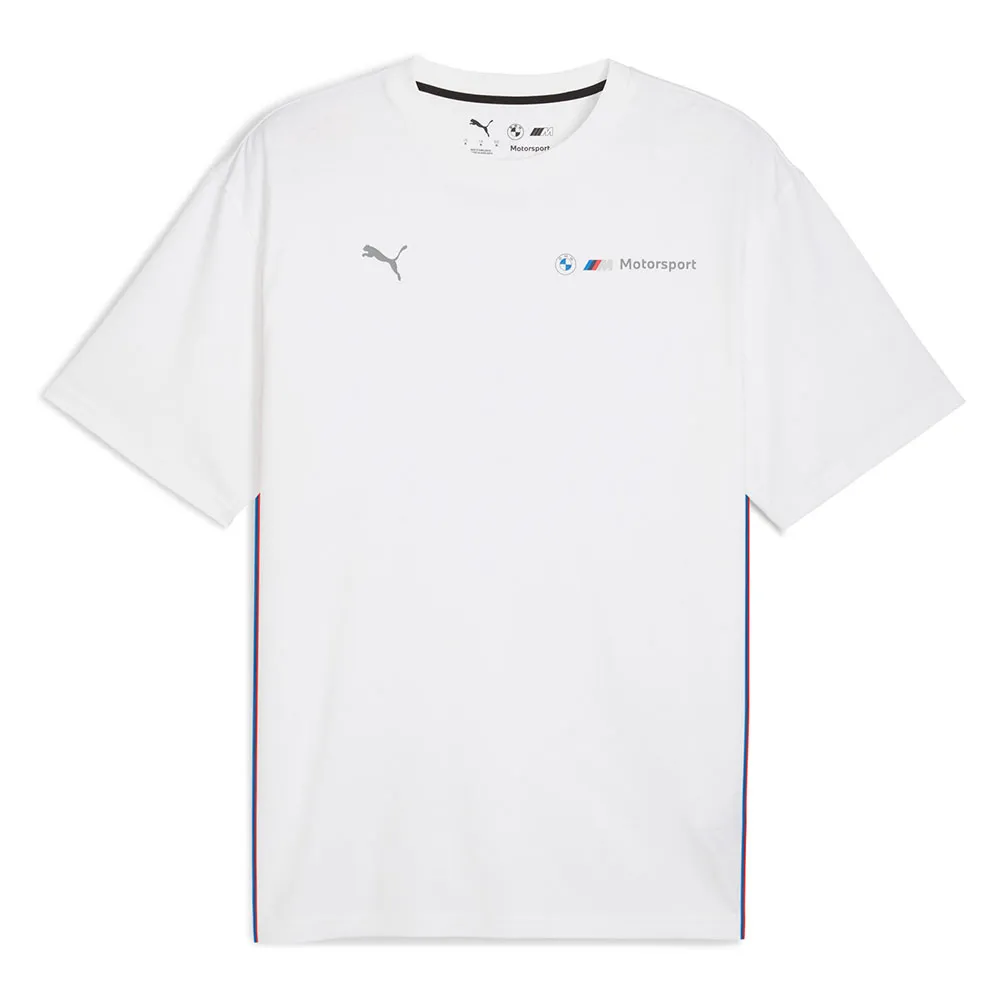 Футболка с коротким рукавом Puma BMW MMS Ess+ Logo, белый 
Футболка с коротким рукавом Puma BMW MMS Ess+ Logo, белый
