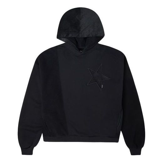 Свитер corduroy splicing solid color sports hoodie black Converse, черный
Свитер corduroy splicing solid color sports hoodie black Converse, черный