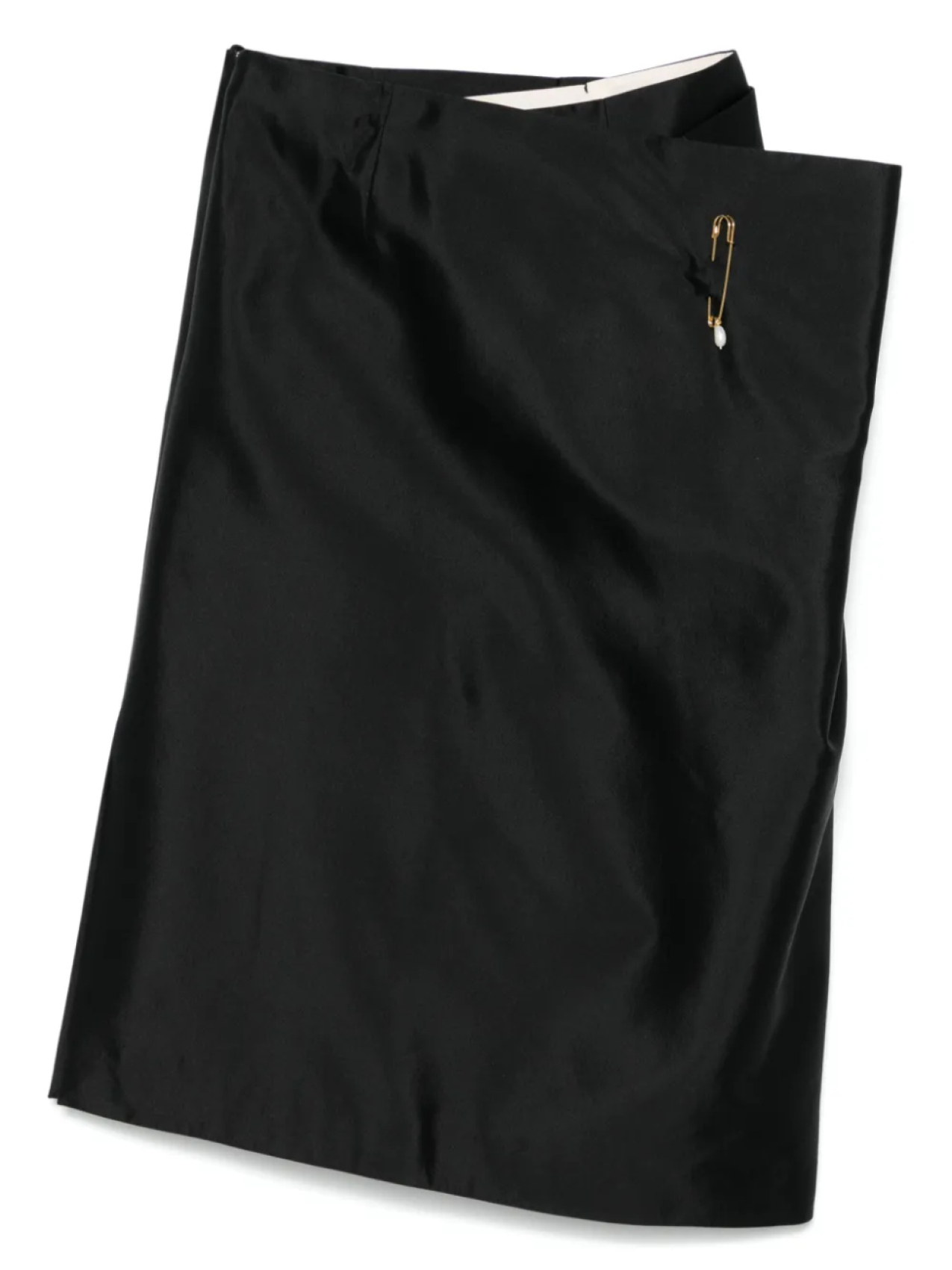 Юбка миди со складкой спереди Carven, черный
Юбка миди со складкой спереди Carven, черный