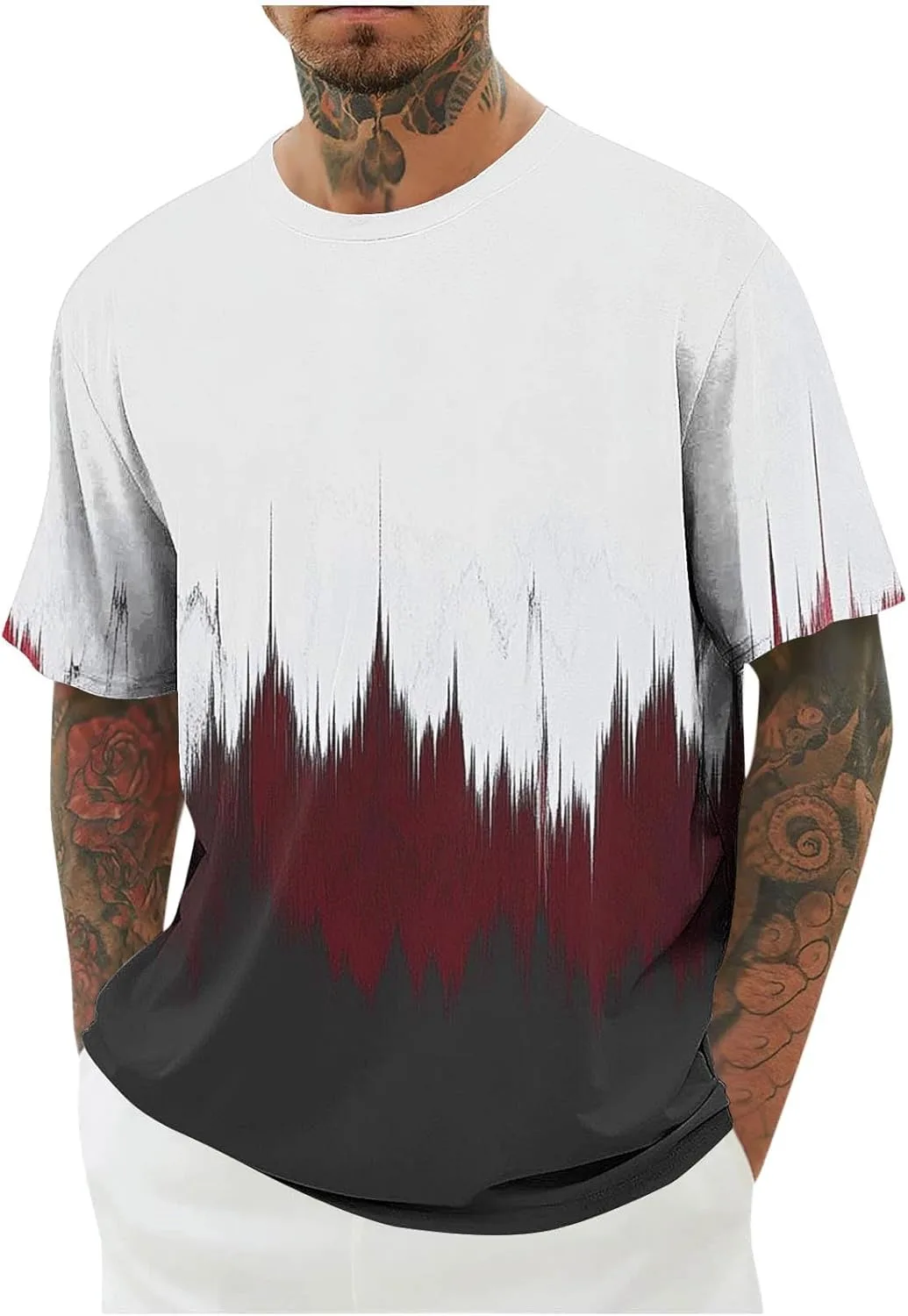 Мужская футболка Regular Fit Athletic с коротким рукавом и круглым вырезом Ozmmyan
Мужская футболка Regular Fit Athletic с коротким рукавом и круглым вырезом Ozmmyan