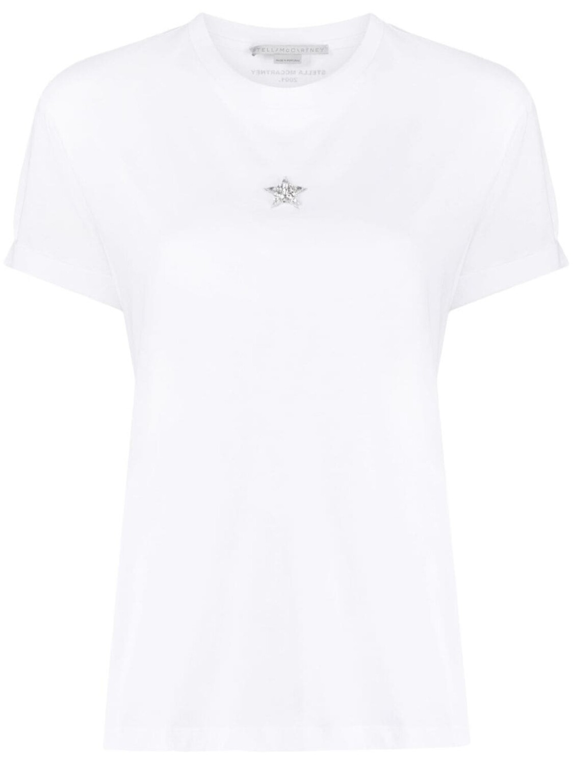 Stella McCartney футболка с вышивкой Mini Star, белый 
Stella McCartney футболка с вышивкой Mini Star, белый