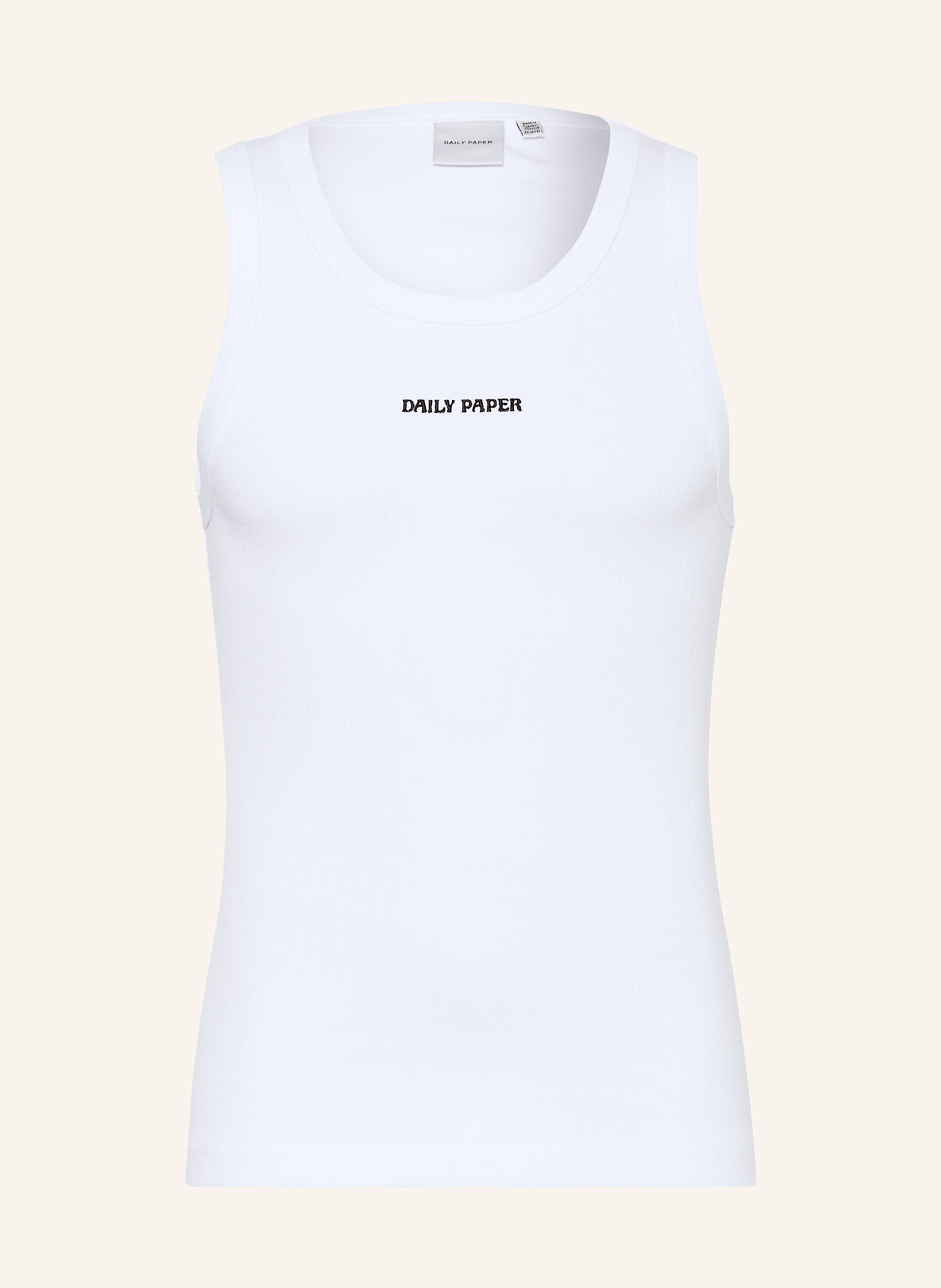 Диаметр верхней части майки Daily Paper, белый
Диаметр верхней части майки Daily Paper, белый