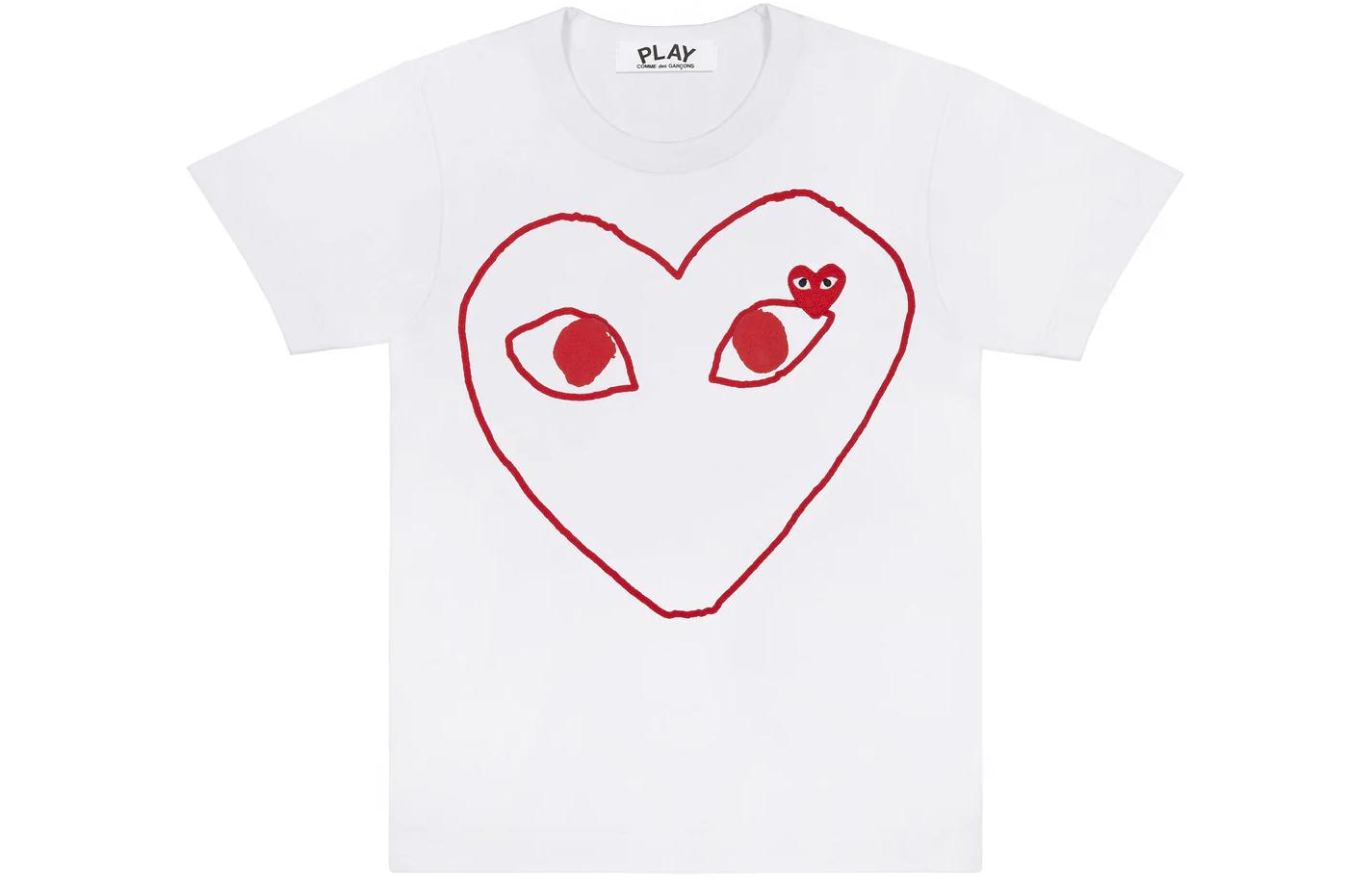 CDG Play Футболка унисекс белая, Белый, CDG Play Футболка унисекс белая
CDG Play Футболка унисекс белая, Белый, CDG Play Футболка унисекс белая