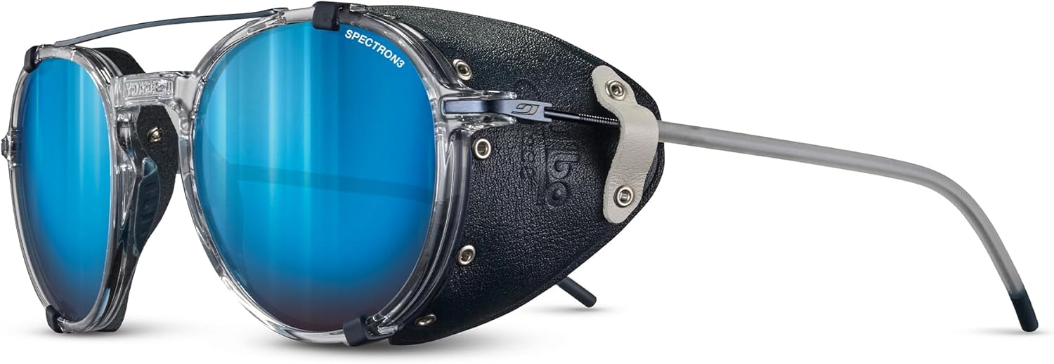 Очки Julbo Legacy Glacier для мужчин и женщин со съемными боковыми щитками для походов, снега/бликов - 100% защита от УФ-излучения, Crystal / Blue Frame - Smoke W/ Blue Mirror Lens (Spectron 3)
Очки Julbo Legacy Glacier для мужчин и женщин со съемными боковыми щитками для походов, снега/бликов - 100% защита от УФ-излучения, Crystal / Blue Frame - Smoke W/ Blue Mirror Lens (Spectron 3)