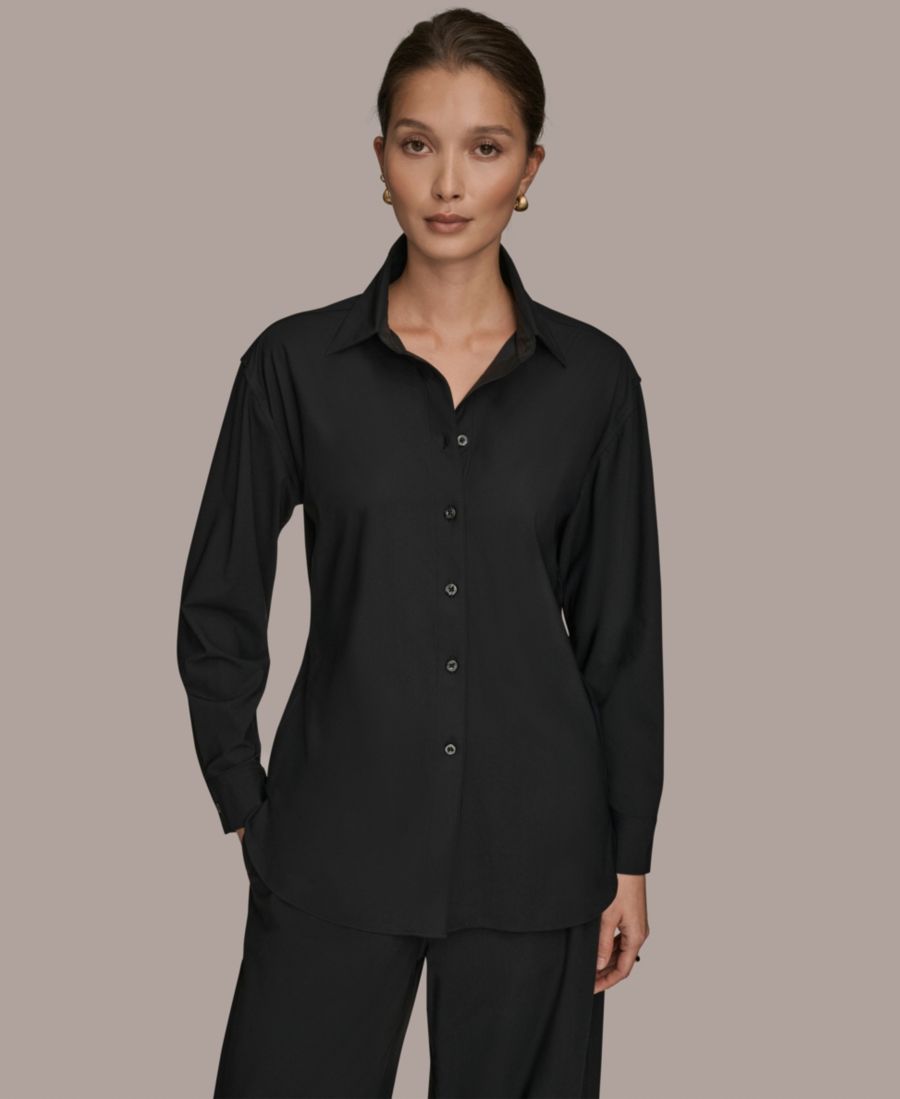 Женская рубашка на пуговицах Donna Karan Weekend, Black
Женская рубашка на пуговицах Donna Karan Weekend, Black