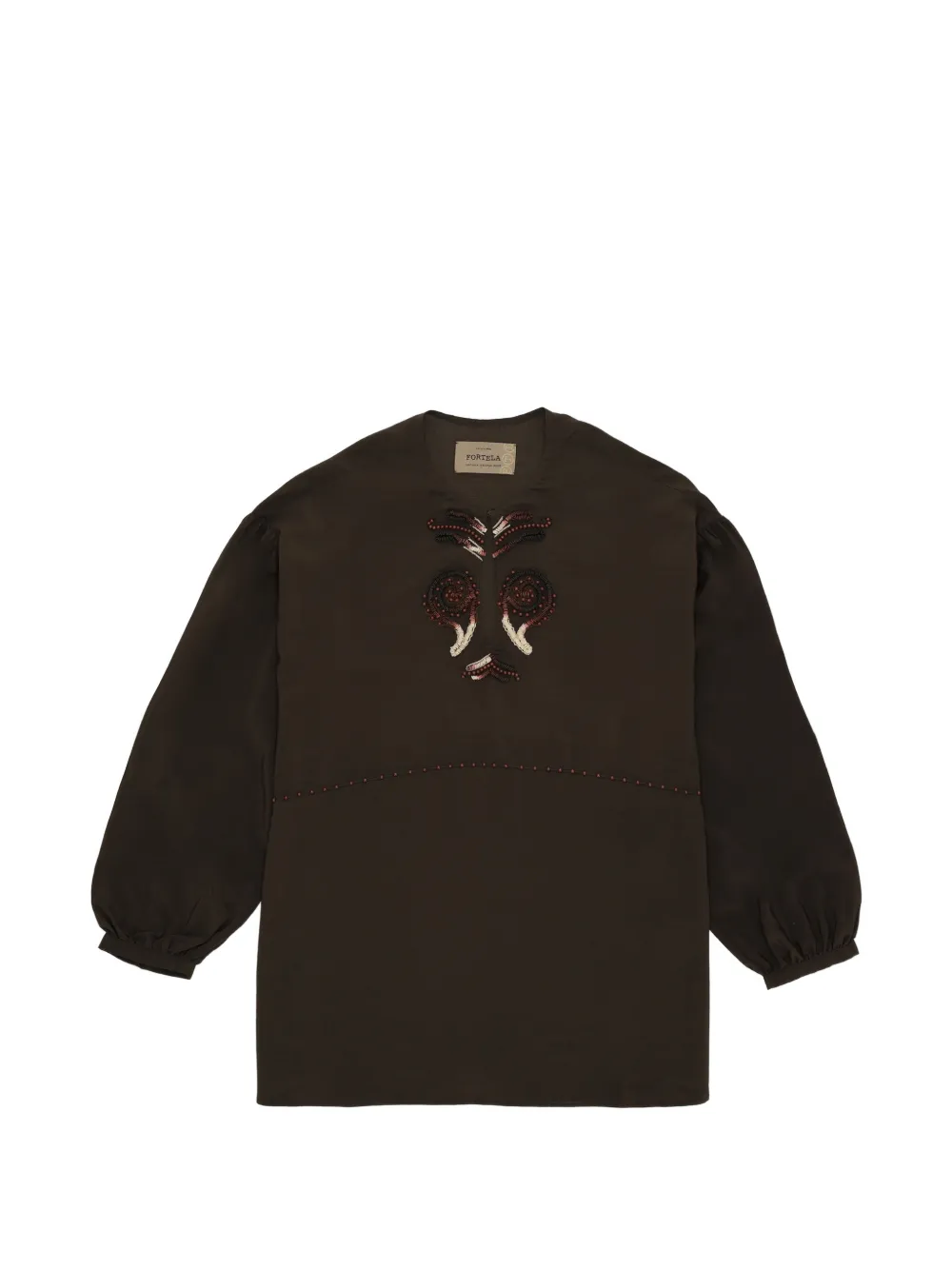 Вышитая блузка Allegras Fortela, коричневый
Вышитая блузка Allegras Fortela, коричневый