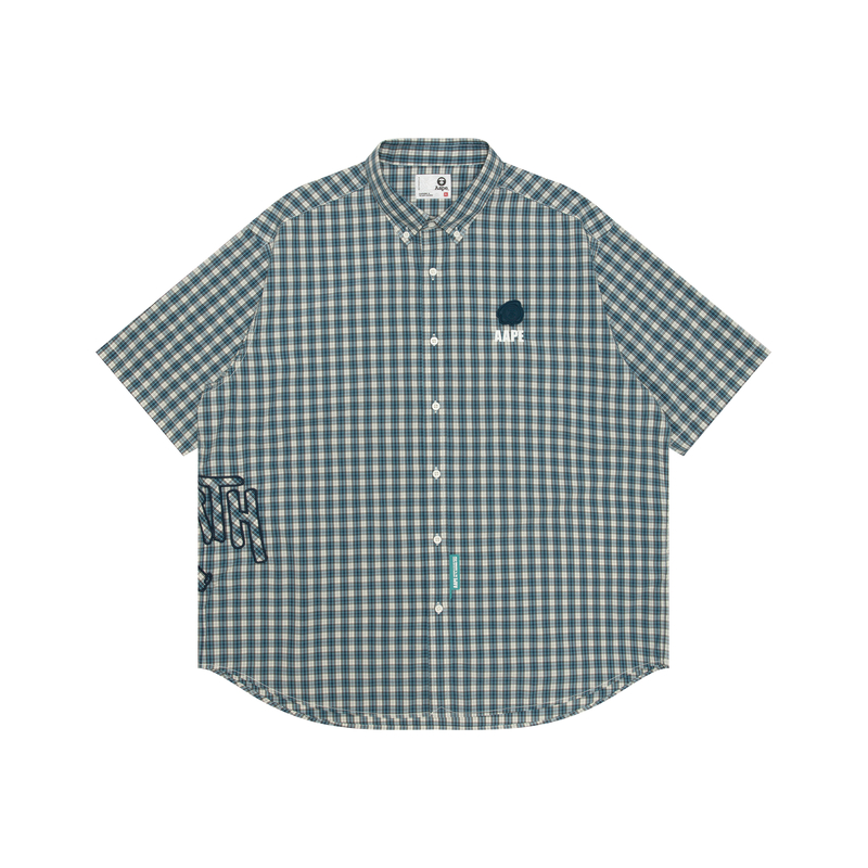 Рубашка в клетку от A Bathing APE Aape, синий
Рубашка в клетку от A Bathing APE Aape, синий