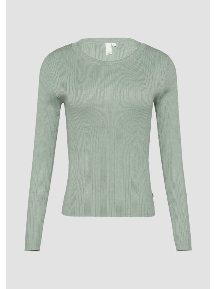 Вязаный свитер в цвете 7219_sage green QS
Вязаный свитер в цвете 7219_sage green QS