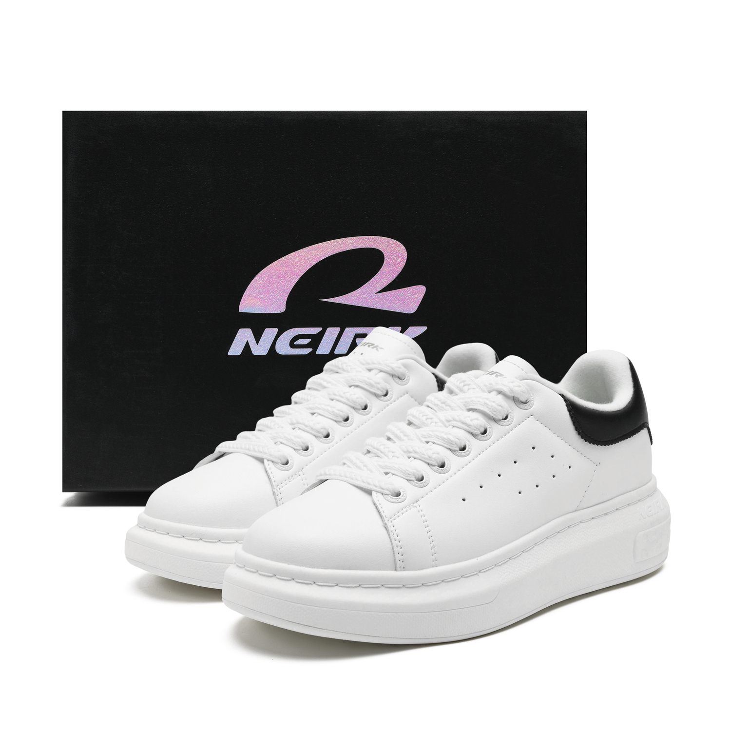 NEIERKE Скользоустойчивые износостойкие дышащие низкие скейтерские кроссовки унисекс белый черный - коробка, цвет Box
NEIERKE Скользоустойчивые износостойкие дышащие низкие скейтерские кроссовки унисекс белый черный - коробка, цвет Box