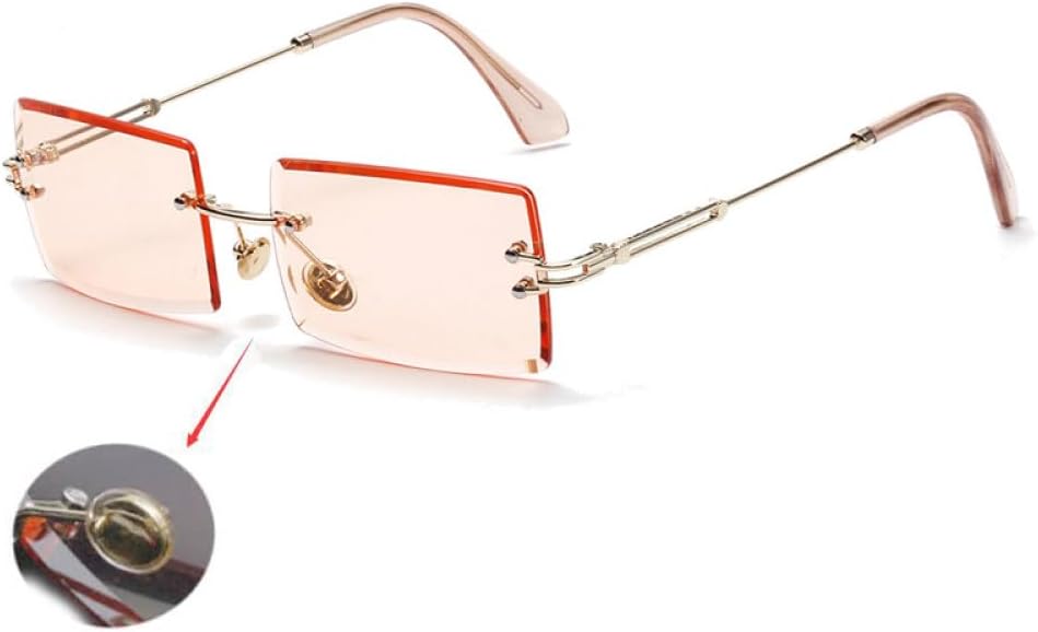 Женские солнцезащитные очки без оправы, маленькие прямоугольные солнцезащитные очки для женщин, модный стиль, защита от ультрафиолета UV400, черные, серые, розовые WNCKSQ, C7orange
Женские солнцезащитные очки без оправы, маленькие прямоугольные солнцезащитные очки для женщин, модный стиль, защита от ультрафиолета UV400, черные, серые, розовые WNCKSQ, C7orange