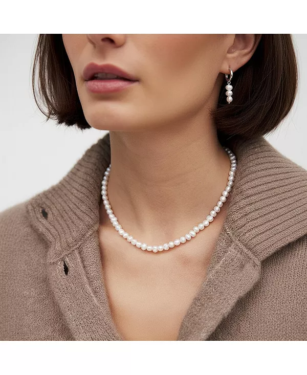 Ожерелье из 18-каратного позолоченного пресноводного жемчуга ручной работы Joey Baby, sliver
Ожерелье из 18-каратного позолоченного пресноводного жемчуга ручной работы Joey Baby, sliver