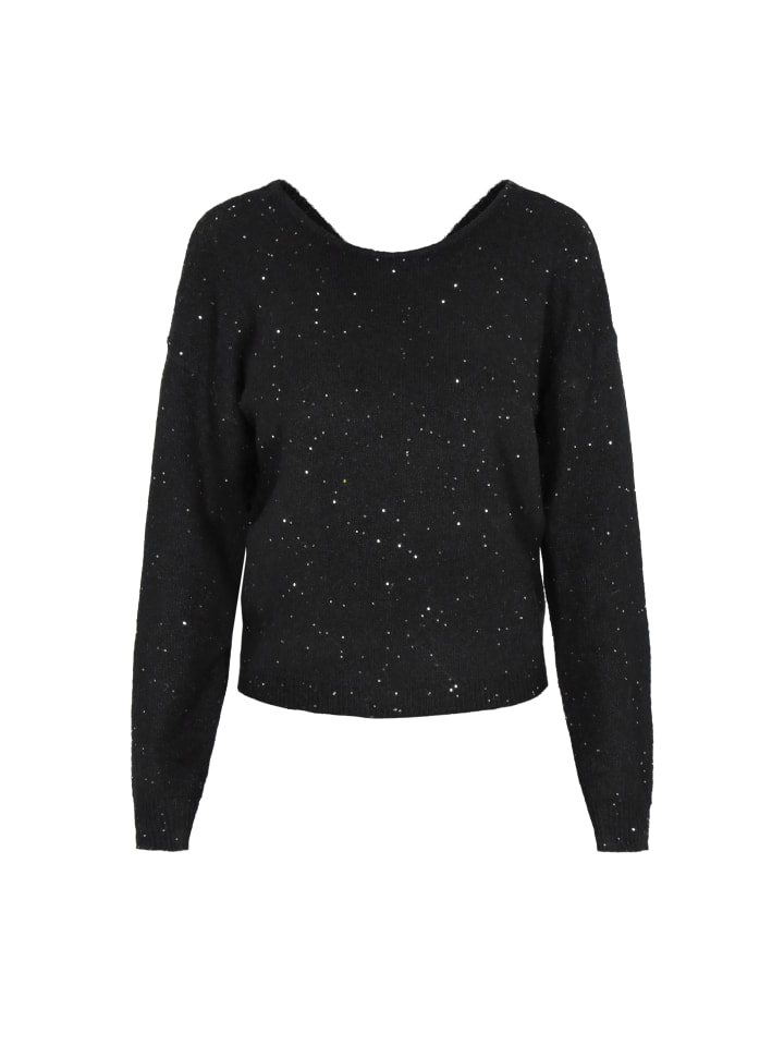 Женский свитер черного цвета DreiMaster
Женский свитер черного цвета DreiMaster