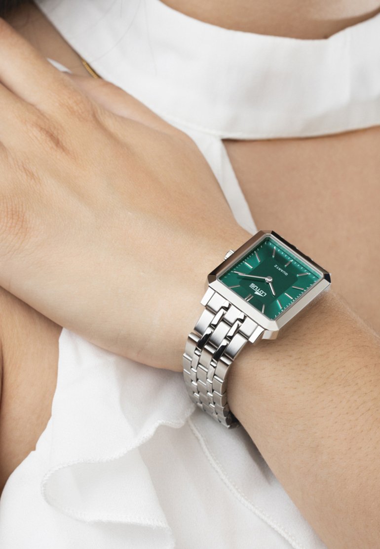 Часы SQUARE Lotus, зеленый
Часы SQUARE Lotus, зеленый