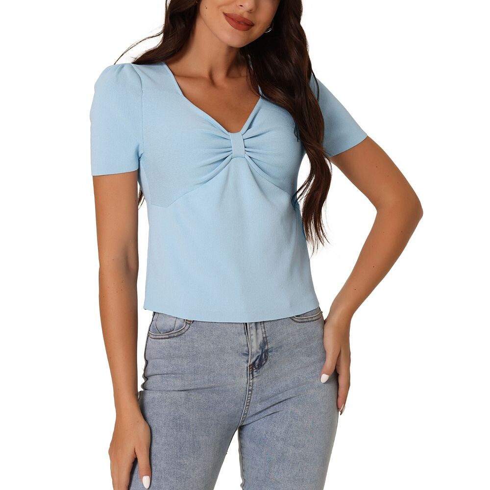Женская летняя повседневная укороченная футболка с v-образным вырезом и короткими рукавами, трикотажная блузка в рубчик, топы Seta T, синий
Женская летняя повседневная укороченная футболка с v-образным вырезом и короткими рукавами, трикотажная блузка в рубчик, топы Seta T, синий