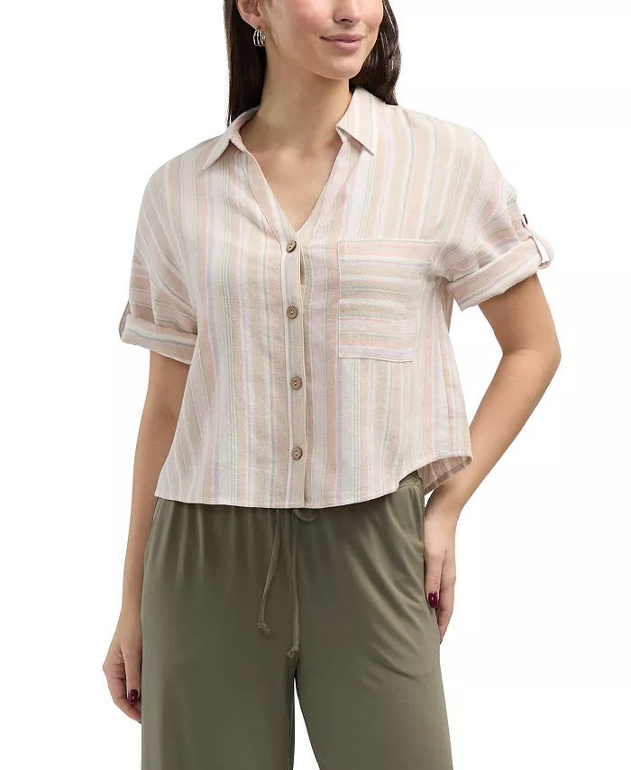 Женская походная рубашка с пуговицами спереди Ellen Tracy, белый
Женская походная рубашка с пуговицами спереди Ellen Tracy, белый