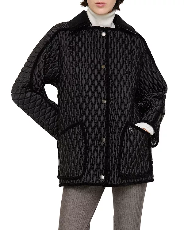 Стеганая нейлоновая куртка Floriston Burberry, черный
Стеганая нейлоновая куртка Floriston Burberry, черный