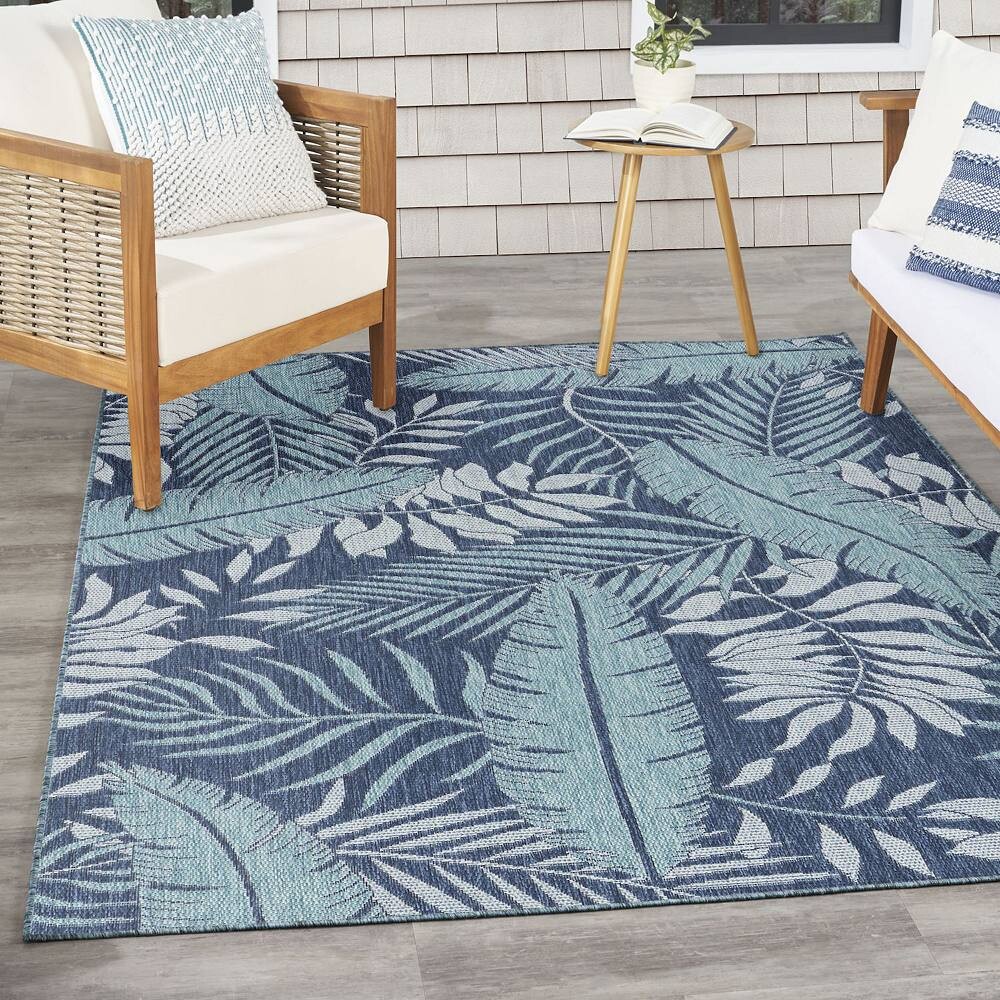 Nourison Garden Oasis Уличный коврик с тропическими листьями RugMarketPlace, цвет Green Ivory
Nourison Garden Oasis Уличный коврик с тропическими листьями RugMarketPlace, цвет Green Ivory