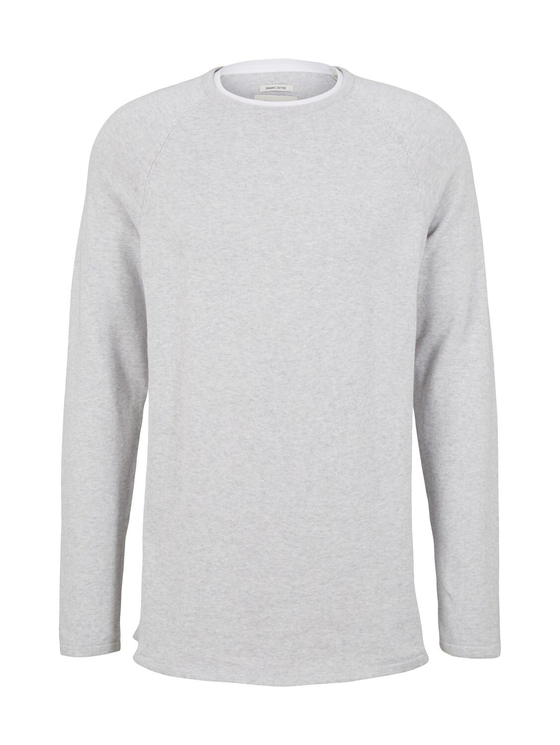 Пуловер TOM TAILOR Denim BASIC, серый 
Пуловер TOM TAILOR Denim BASIC, серый