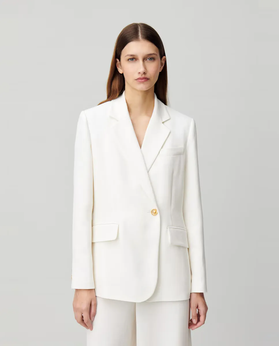 Женский двубортный пиджак с застежкой на пуговицы Claudie Pierlot, белый
Женский двубортный пиджак с застежкой на пуговицы Claudie Pierlot, белый