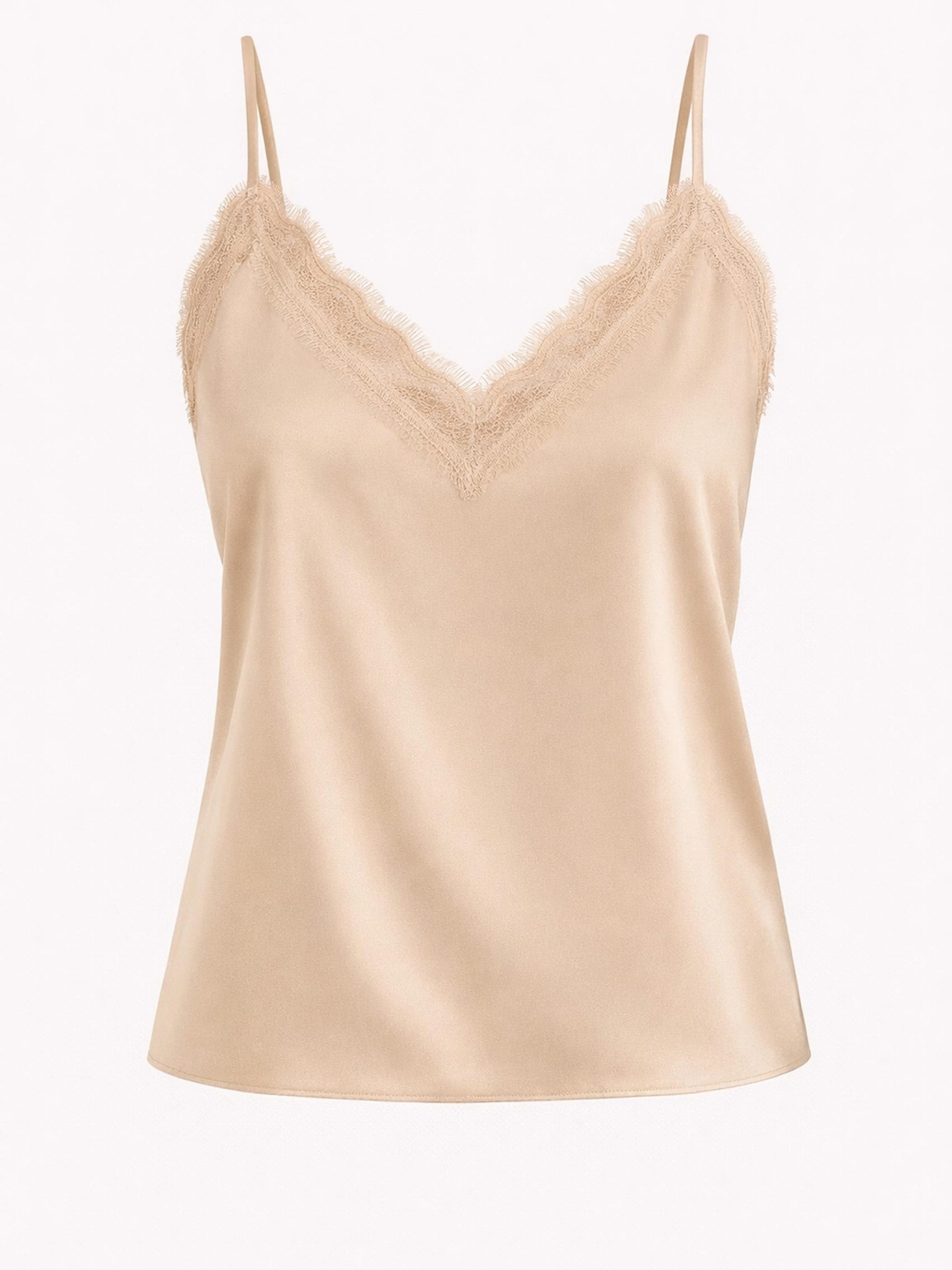 Worldclassca Топ 'Spaghetti Lace Trim Top' в бежевом цвете
Worldclassca Топ 'Spaghetti Lace Trim Top' в бежевом цвете