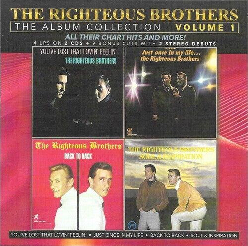 CD диск Righteous Brothers: Album Collection, Vol. 1
CD диск Righteous Brothers: Album Collection, Vol. 1