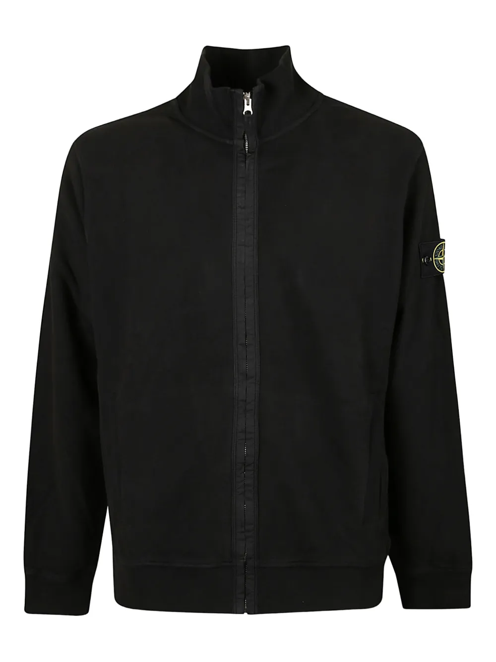 Свитшот на молнии Stone Island, черный
Свитшот на молнии Stone Island, черный