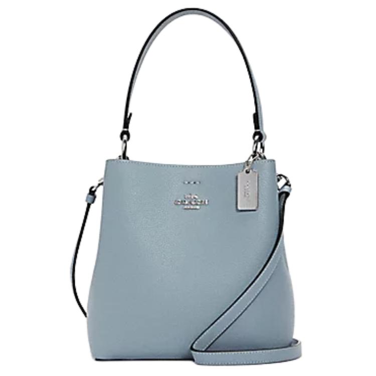 Кожаная сумка-ведро из холста, портативная сумка через плечо, маленькая женская сумка на плечо моренди цвета дымчато-голубой COACH
Кожаная сумка-ведро из холста, портативная сумка через плечо, маленькая женская сумка на плечо моренди цвета дымчато-голубой COACH