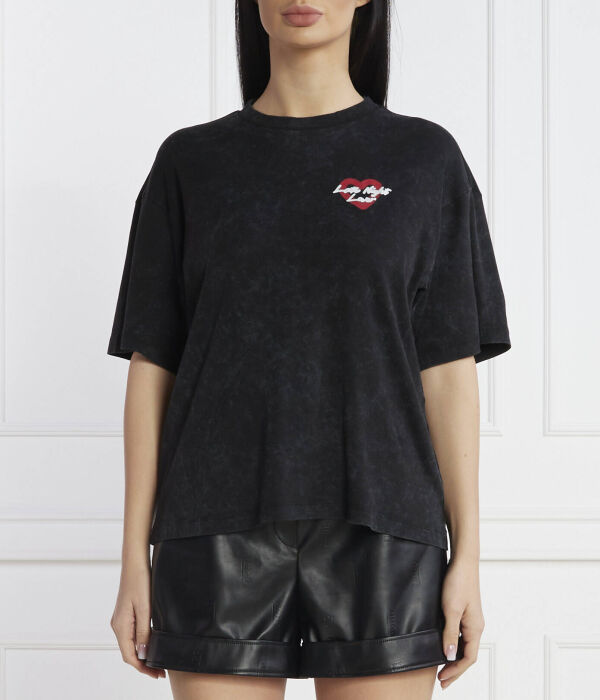 Футболка женская Hugo хлопковая свободная, черный
Футболка женская Hugo хлопковая свободная, черный