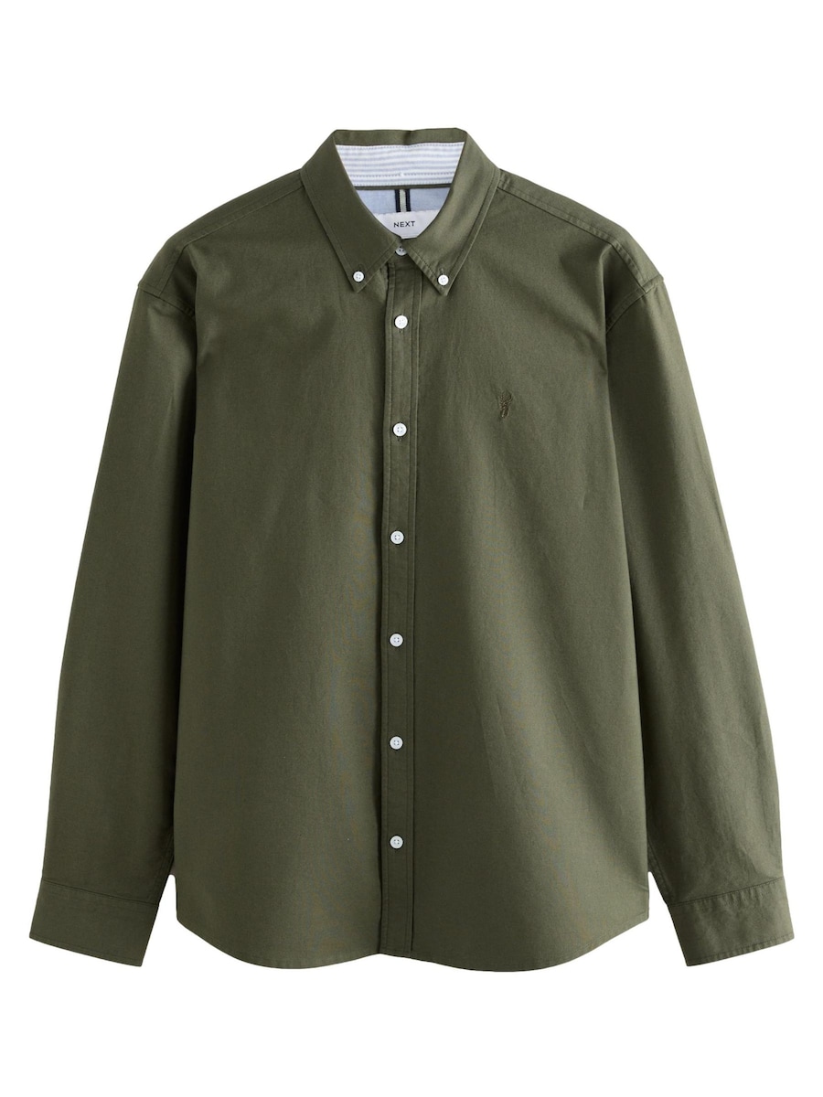 Рубашка на пуговицах классического кроя Next, темно-зеленый
Рубашка на пуговицах классического кроя Next, темно-зеленый
