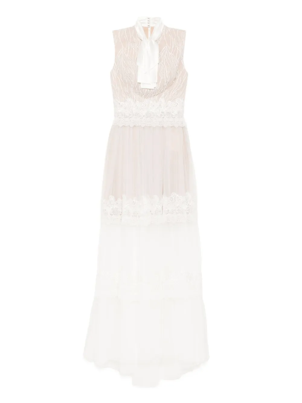 Платье макси с вышивкой Saiid Kobeisy, нейтральный
Платье макси с вышивкой Saiid Kobeisy, нейтральный