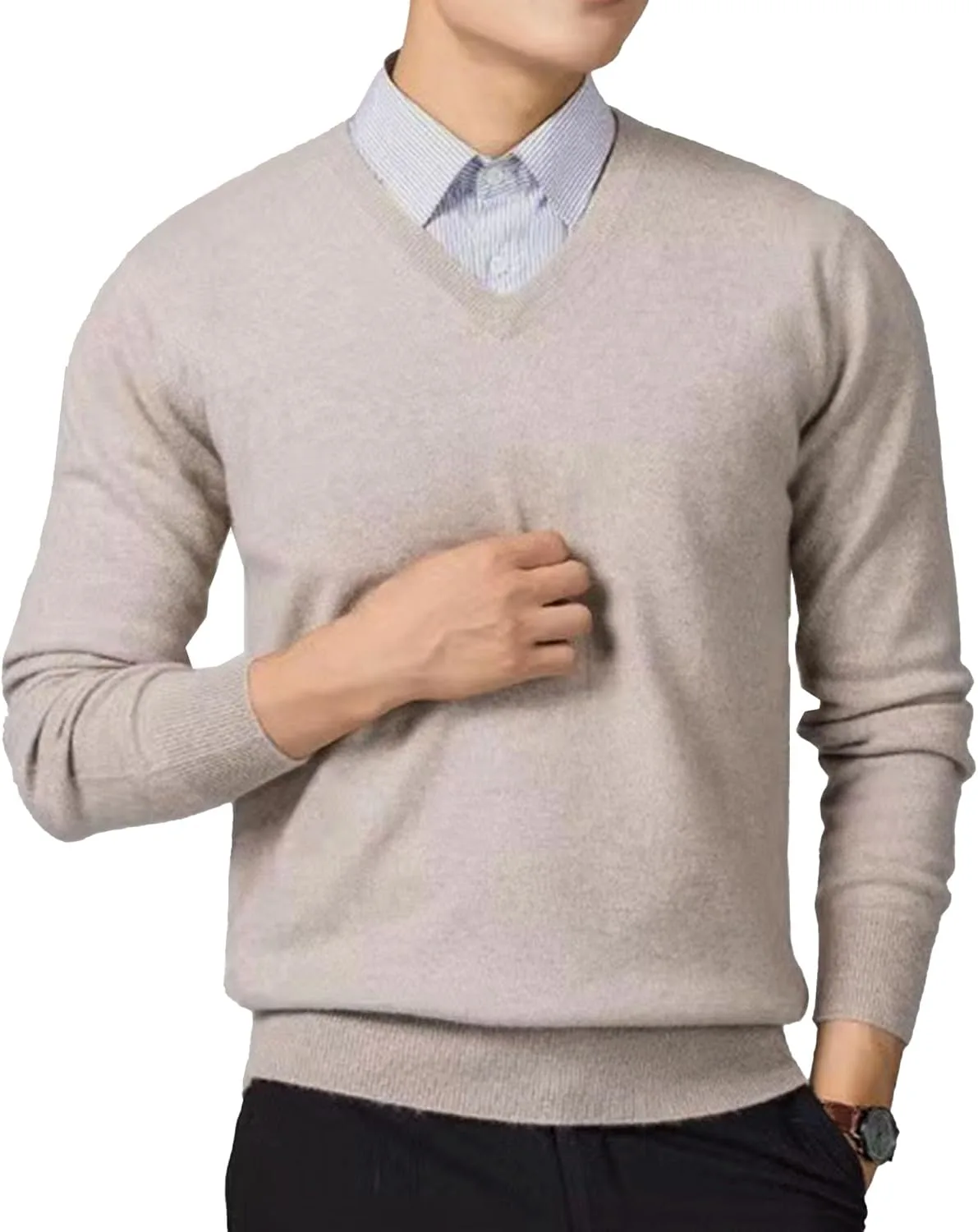 Мужской свитер V-образным вырезом Slim Fit DGHM-JLMY
Мужской свитер V-образным вырезом Slim Fit DGHM-JLMY