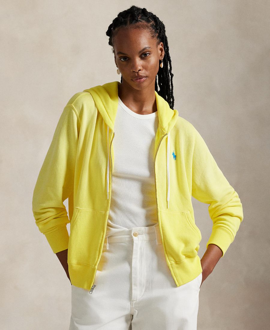 Женская легкая флисовая толстовка с капюшоном на молнии Polo Ralph Lauren, Active Yellow
Женская легкая флисовая толстовка с капюшоном на молнии Polo Ralph Lauren, Active Yellow