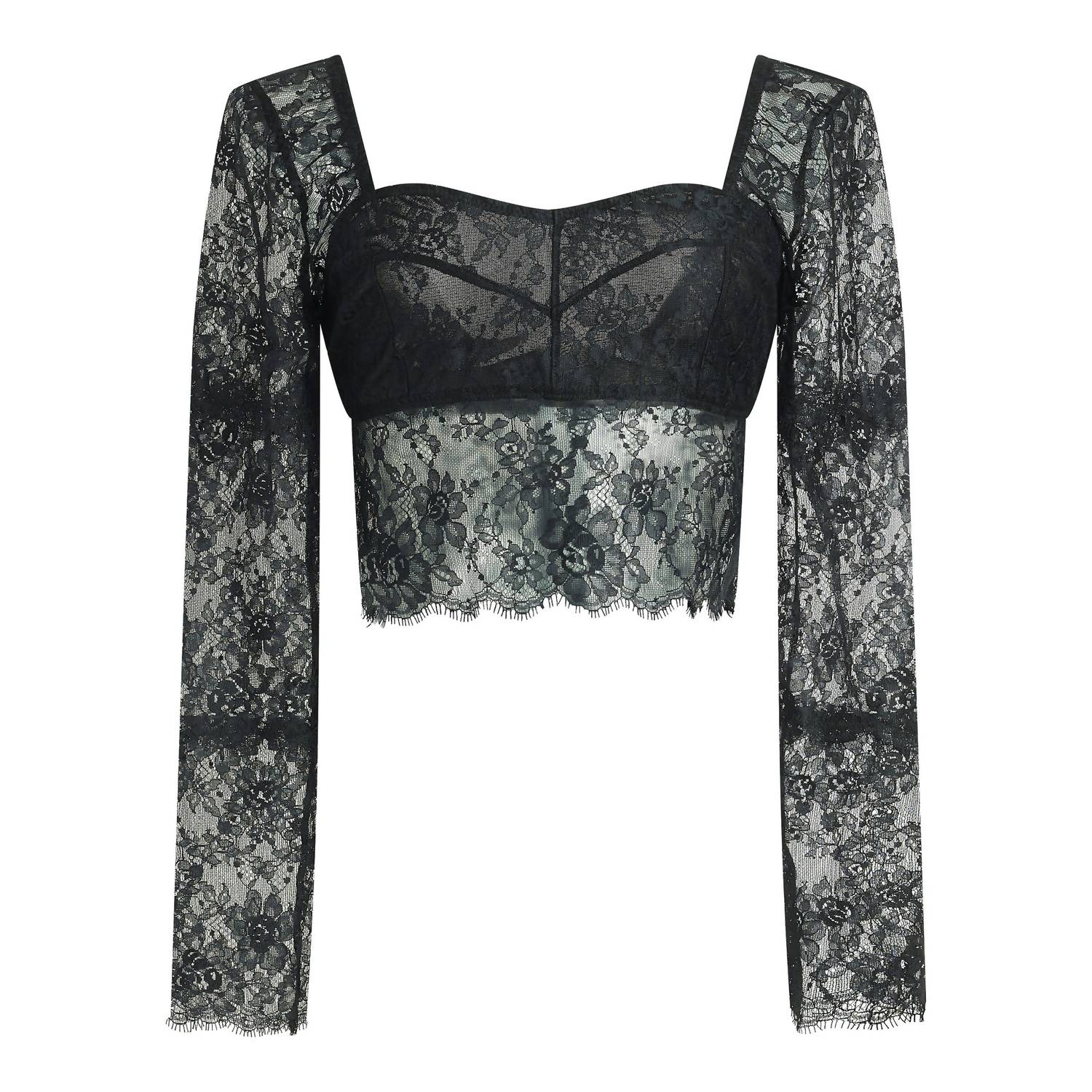 Топ с ресничками в форме сердца, черный HANKY PANKY 
Топ с ресничками в форме сердца, черный HANKY PANKY