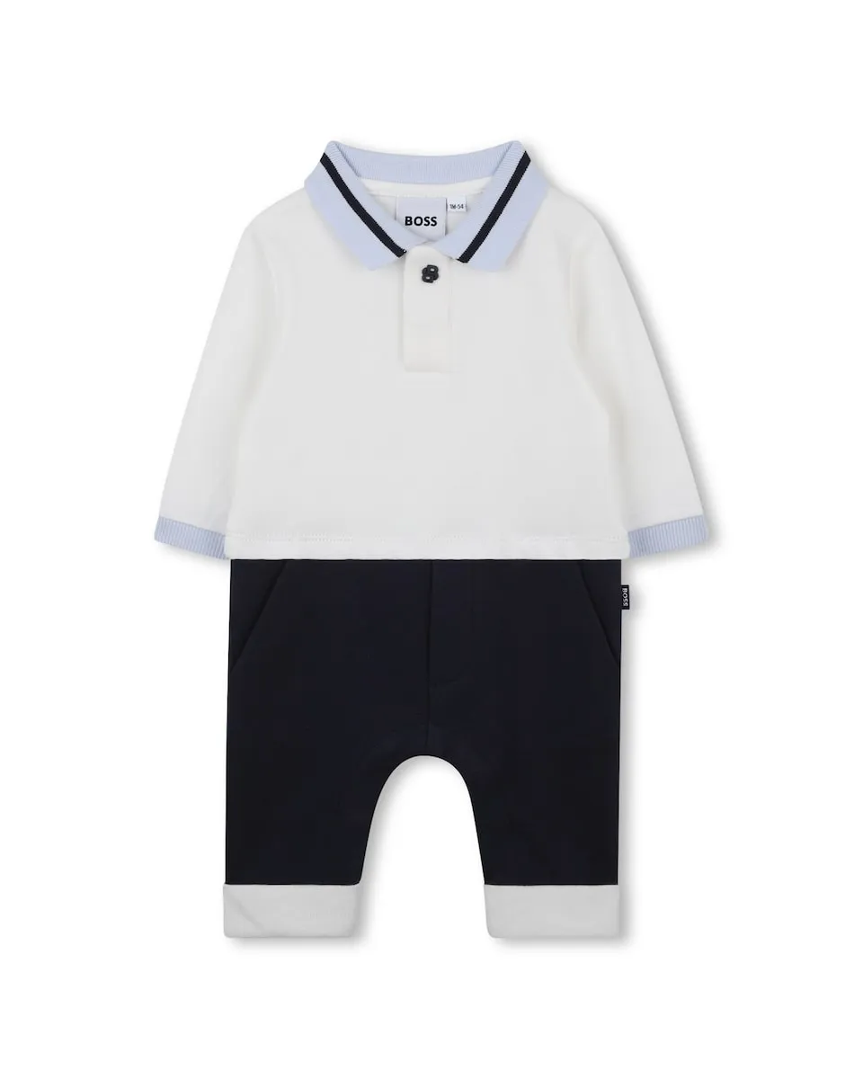 Детский комбинезон 2 в 1 из хлопка BOSS Kidswear, белый
Детский комбинезон 2 в 1 из хлопка BOSS Kidswear, белый